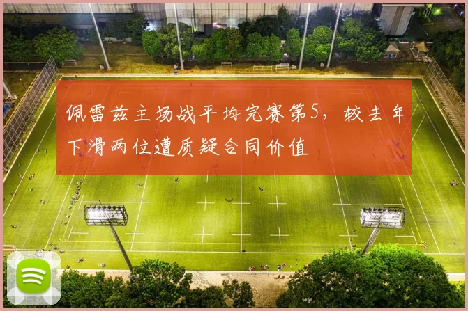 佩雷兹主场战平均完赛第5，较去年下滑两位遭质疑合同价值