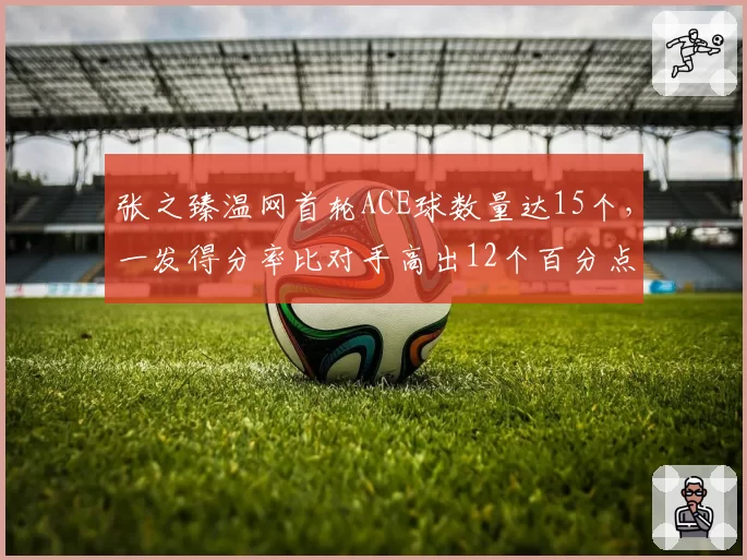 张之臻温网首轮ACE球数量达15个，一发得分率比对手高出12个百分点