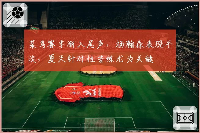 菜鸟赛季渐入尾声，杨瀚森表现平淡，夏天针对性苦练尤为关键